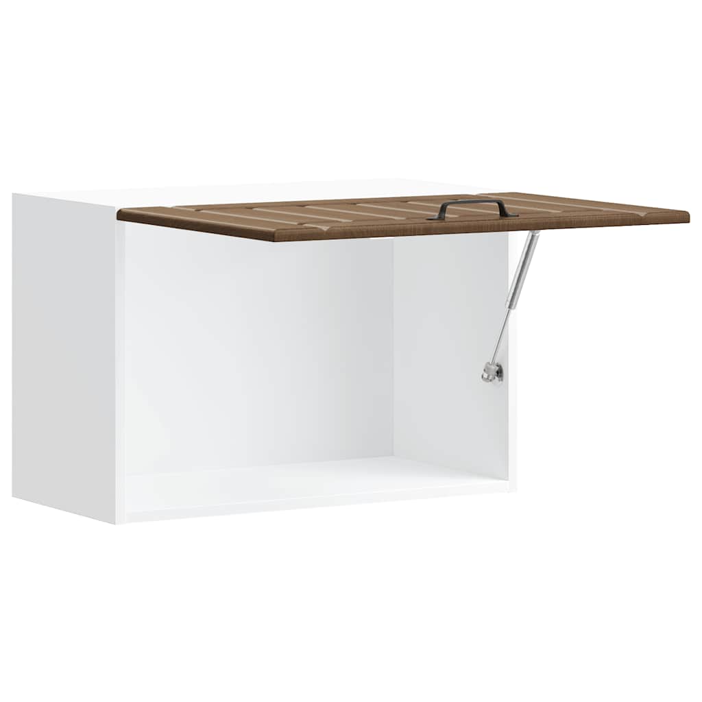 Pensile da Cucina-Mobile Cucina da Parete Lucca Rovere Marrone in Legno Multistrato 689622