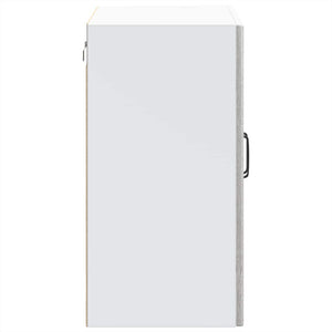 Pensile da Cucina con Porta in Vetro-Mobile Cucina da Parete Lucca Grigio Sonoma 277559