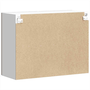 Pensile da Cucina con Porta in Vetro Lucca Rovere Marrone 853854