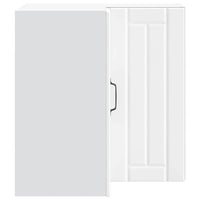 vidaXL Pensile da Cucina ad Angolo Lucca Bianco in Legno Multistrato