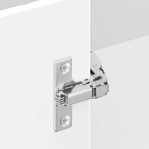 vidaXL Pensile da Cucina ad Angolo Lucca Bianco in Legno Multistrato