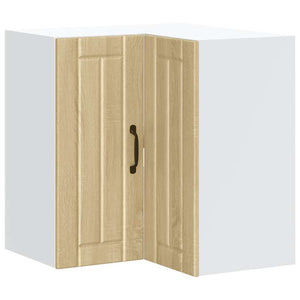 Pensile da Cucina ad Angolo-Mobile Cucina da Parete Lucca Rovere Sonoma in Truciolato