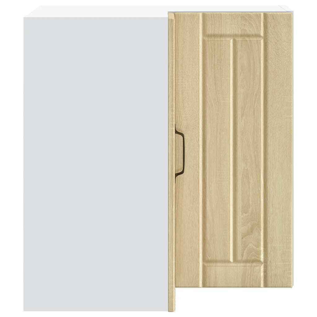 vidaXL Pensile da Cucina ad Angolo Lucca Rovere Sonoma in Truciolato