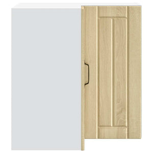 vidaXL Pensile da Cucina ad Angolo Lucca Rovere Sonoma in Truciolato