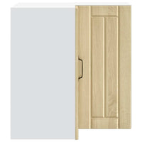 Pensile da Cucina ad Angolo-Mobile Cucina da Parete Lucca Rovere Sonoma in Truciolato