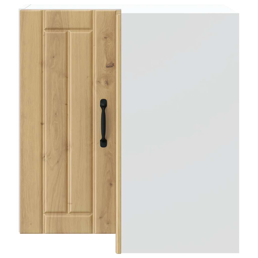 Pensile da Cucina ad Angolo Lucca Rovere Artigianale Truciolato 853866