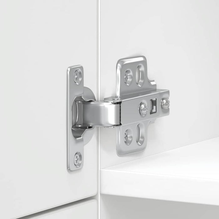 Armadio da Cucina-Credenza da Cucina Lucca Bianco in Legno Multistrato