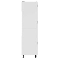 vidaXL Armadio da Cucina Lucca Nero in Legno Multistrato