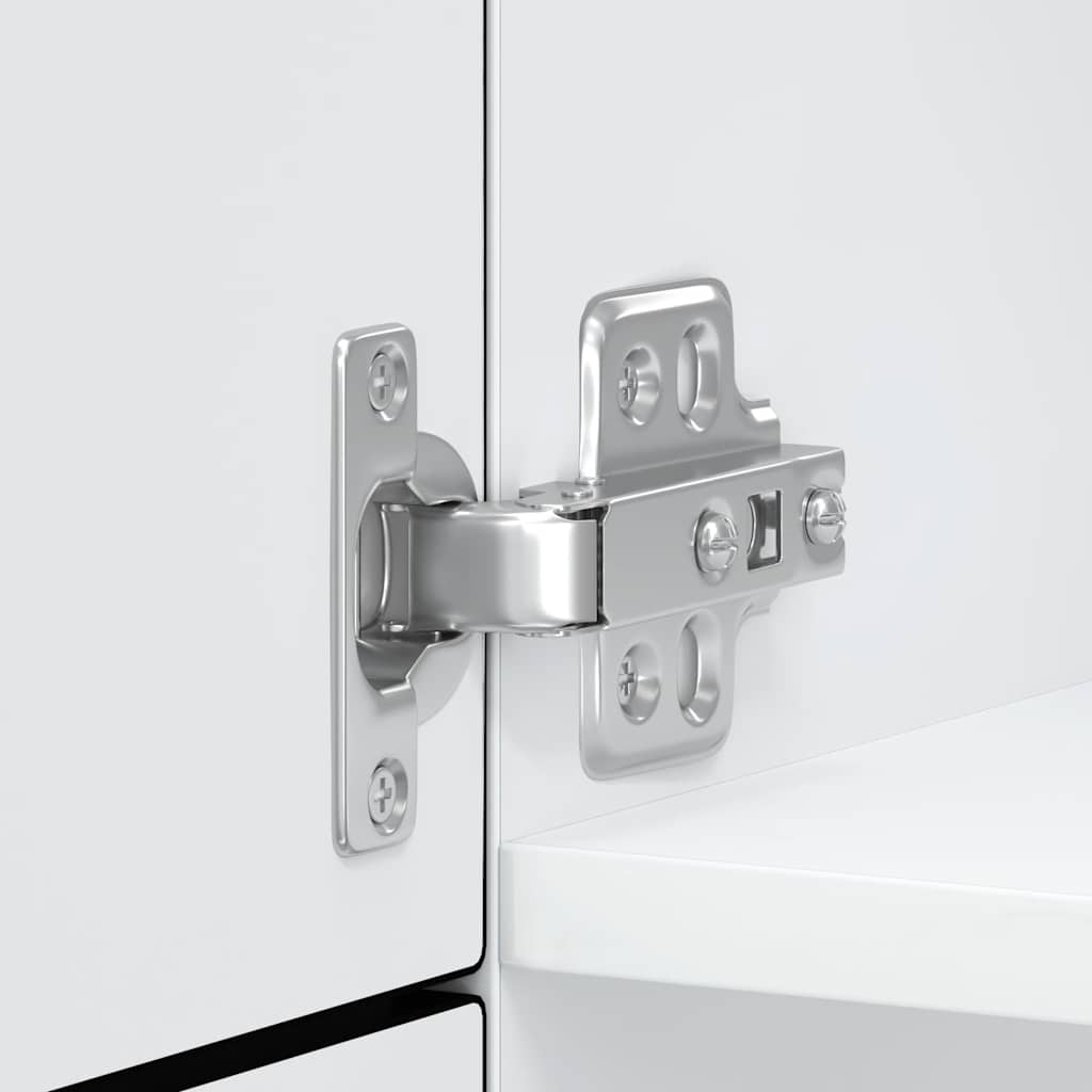 vidaXL Armadio da Cucina Lucca Nero in Legno Multistrato