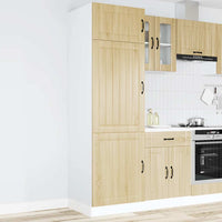 Armadio da Cucina-Credenza da Cucina Lucca Rovere Sonoma in Legno Multistrato