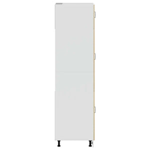 Armadio da Cucina-Credenza da Cucina Lucca Rovere Sonoma in Legno Multistrato