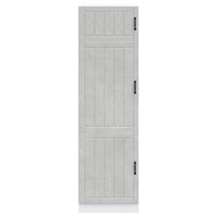 Armadio da Cucina Lucca Grigio Cemento in Legno Multistrato 853871