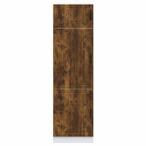 Armadio da Cucina Lucca Rovere Fumo in Legno Multistrato 853872