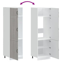 Armadio da Cucina Lucca Grigio Sonoma in Legno Multistrato 853873