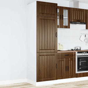 Armadio da Cucina Lucca Rovere Marrone in Legno Multistrato 853874