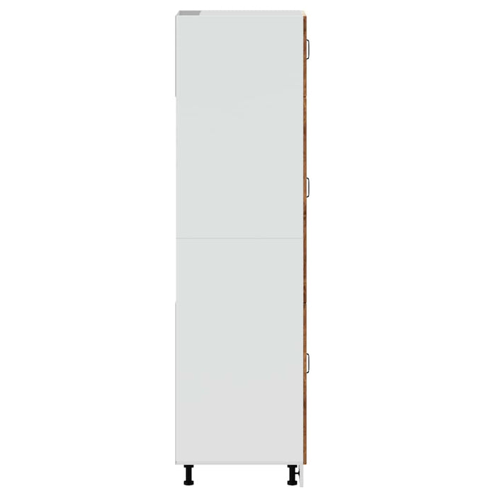vidaXL Armadio da Cucina Lucca Legno Vecchio in Legno Multistrato