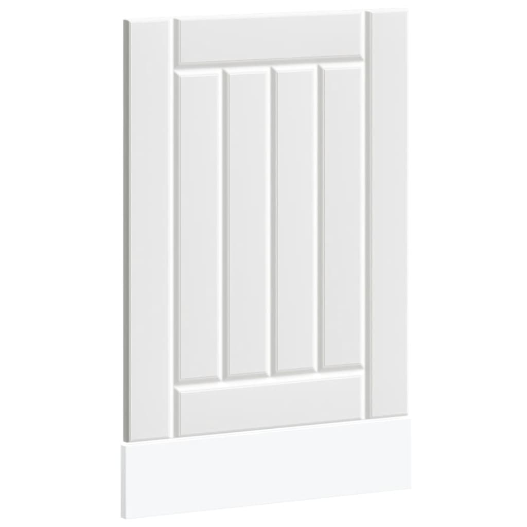 Pannello Lavastoviglie Lucca Bianco in Legno Multistrato