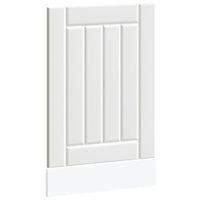 Pannello Lavastoviglie Lucca Bianco in Legno Multistrato