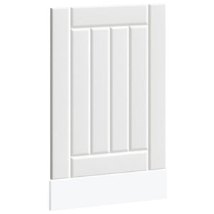 Pannello Lavastoviglie Lucca Bianco in Legno Multistrato