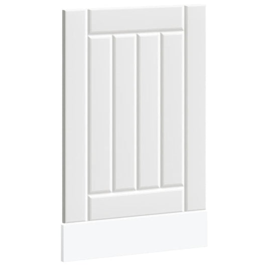 Pannello Lavastoviglie Lucca Bianco in Legno Multistrato