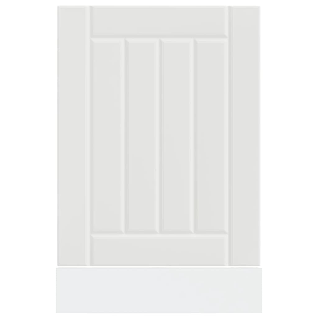 Pannello Lavastoviglie Lucca Bianco in Legno Multistrato