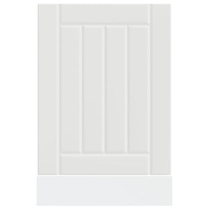 Pannello Lavastoviglie Lucca Bianco in Legno Multistrato