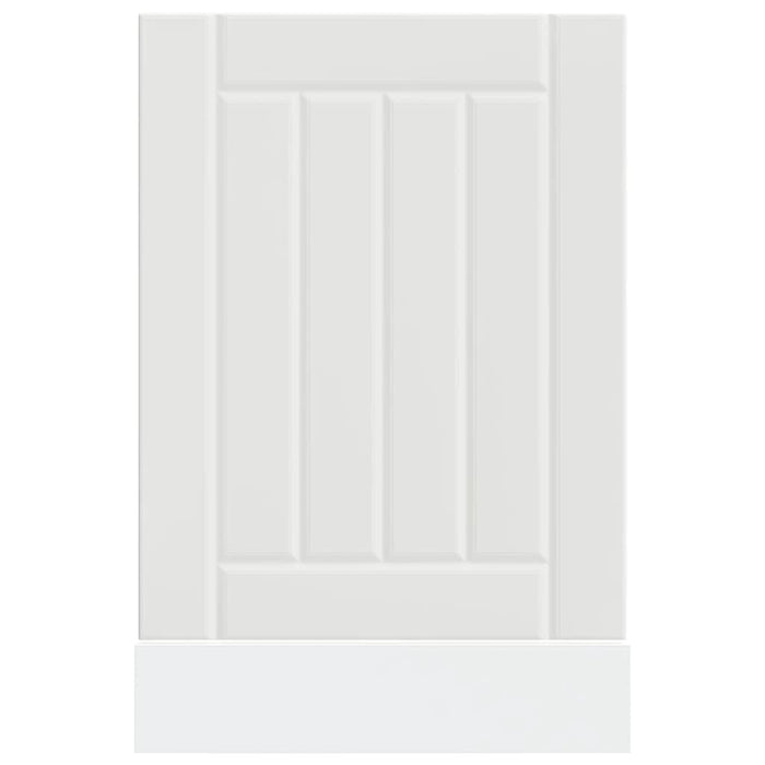 Pannello Lavastoviglie Lucca Bianco in Legno Multistrato