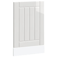 Pannello Lavastoviglie Lucca Bianco Lucido in Legno Multistrato 853889