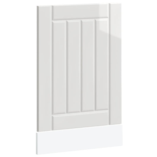 Pannello Lavastoviglie Lucca Bianco Lucido in Legno Multistrato 853889