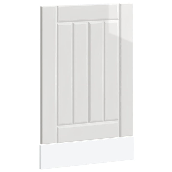 Pannello Lavastoviglie Lucca Bianco Lucido in Legno Multistrato 853889