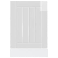 Pannello Lavastoviglie Lucca Bianco Lucido in Legno Multistrato 853889