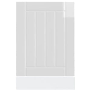 Pannello Lavastoviglie Lucca Bianco Lucido in Legno Multistrato 853889