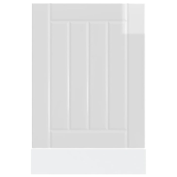 Pannello Lavastoviglie Lucca Bianco Lucido in Legno Multistrato 853889