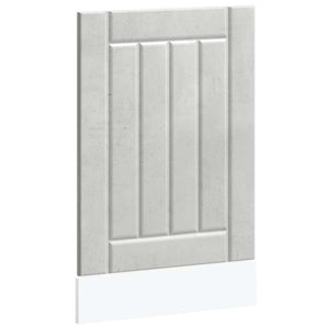 Pannello Lavastoviglie Lucca Grigio Cemento Legno Multistrato 853891