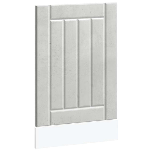 Pannello Lavastoviglie Lucca Grigio Cemento Legno Multistrato 853891