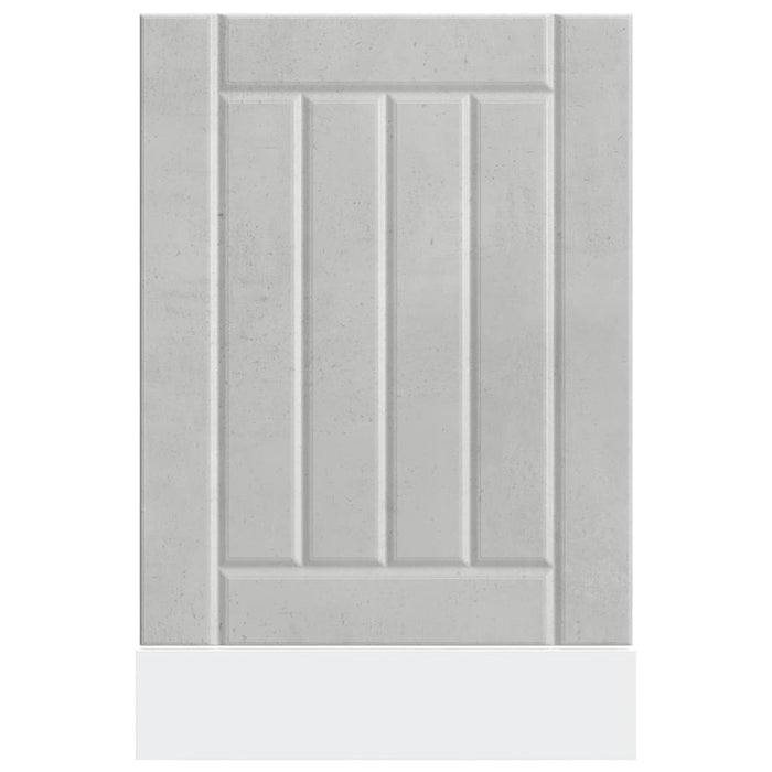 Pannello Lavastoviglie Lucca Grigio Cemento Legno Multistrato 853891