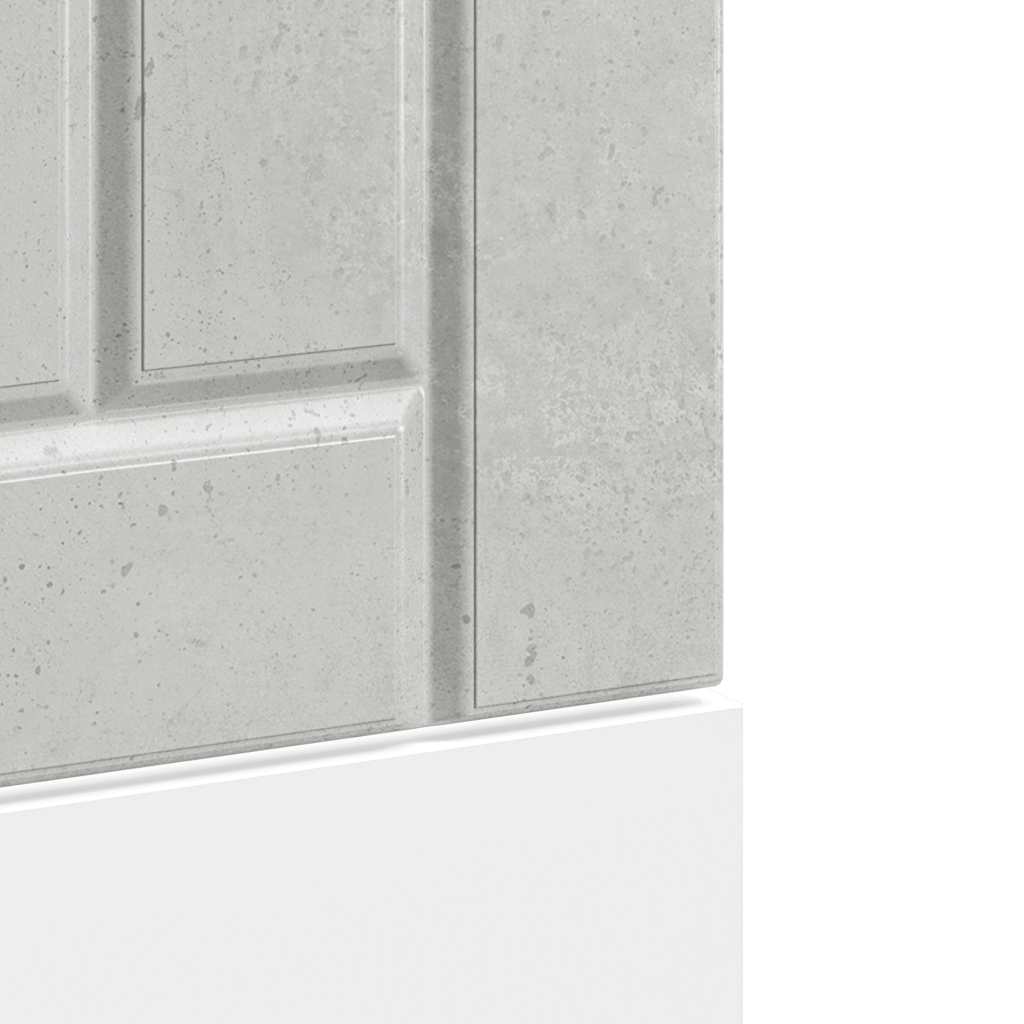 Pannello Lavastoviglie Lucca Grigio Cemento Legno Multistrato