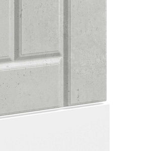 Pannello Lavastoviglie Lucca Grigio Cemento Legno Multistrato 853891