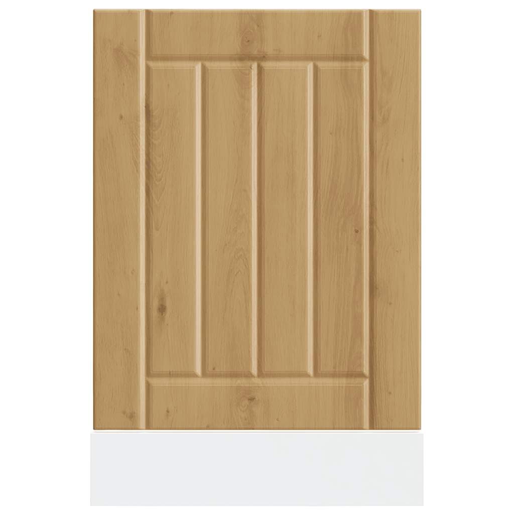 Pannello Lavastoviglie Rovere Artigianale Legno Multistrato 853896