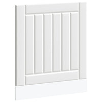 vidaXL Pannello Lavastoviglie Lucca Bianco in Legno Multistrato