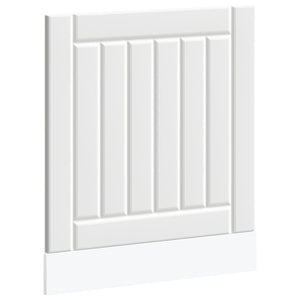 vidaXL Pannello Lavastoviglie Lucca Bianco in Legno Multistrato