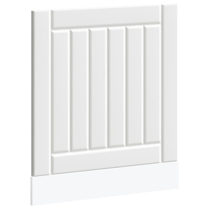 vidaXL Pannello Lavastoviglie Lucca Bianco in Legno Multistrato