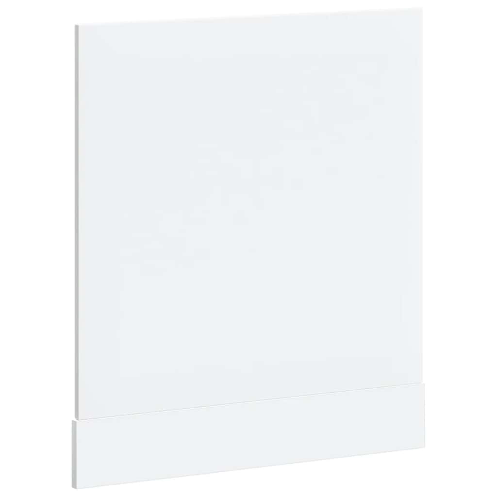 vidaXL Pannello Lavastoviglie Lucca Bianco in Legno Multistrato