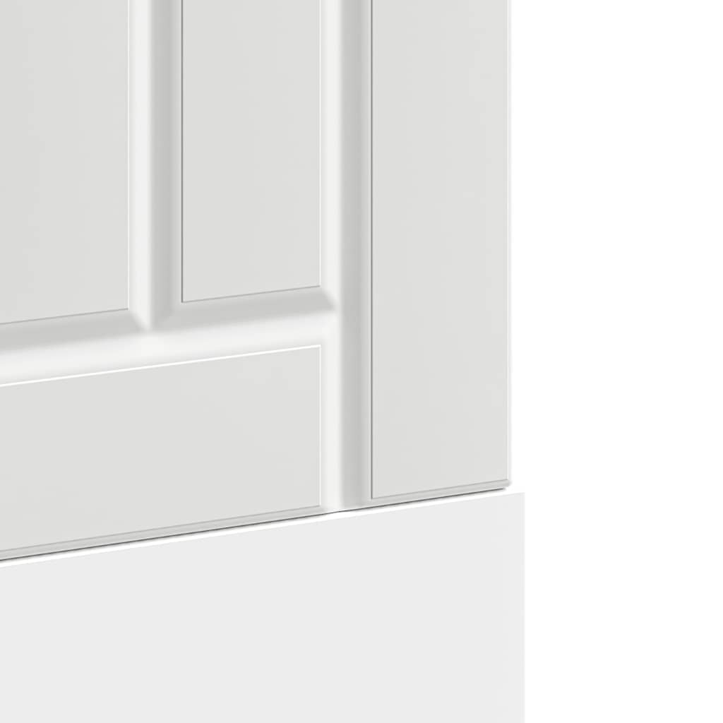 vidaXL Pannello Lavastoviglie Lucca Bianco in Legno Multistrato