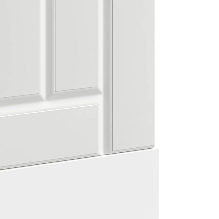 vidaXL Pannello Lavastoviglie Lucca Bianco in Legno Multistrato