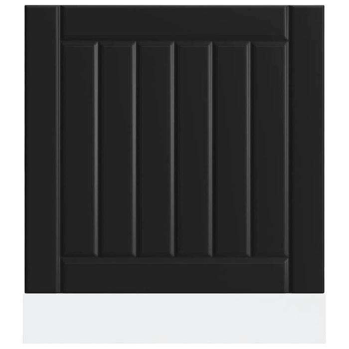 Pannello Lavastoviglie Lucca Nero in Legno Multistrato 853898