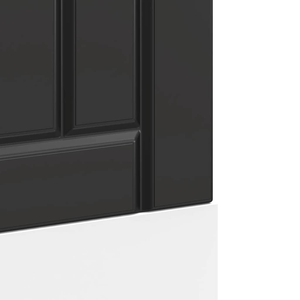 Pannello Lavastoviglie Lucca Nero in Legno Multistrato 853898