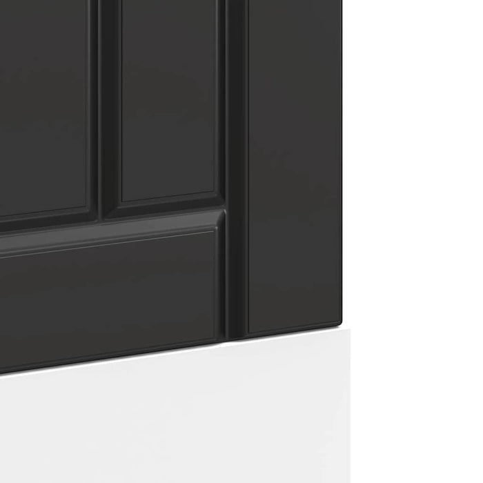 Pannello Lavastoviglie Lucca Nero in Legno Multistrato 853898