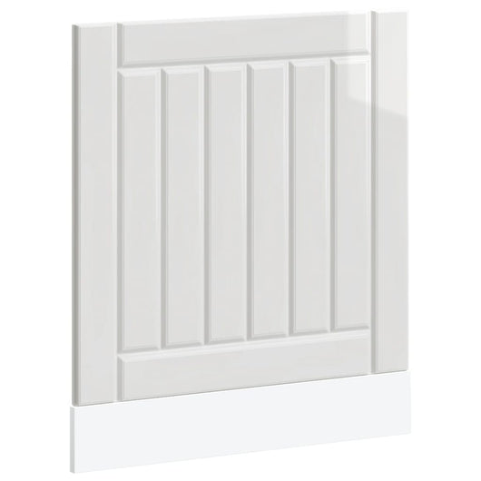 Pannello Lavastoviglie Lucca Bianco Lucido in Legno Multistrato 853899