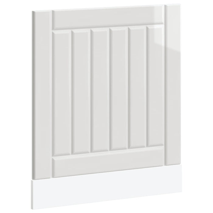 Pannello Lavastoviglie Lucca Bianco Lucido in Legno Multistrato